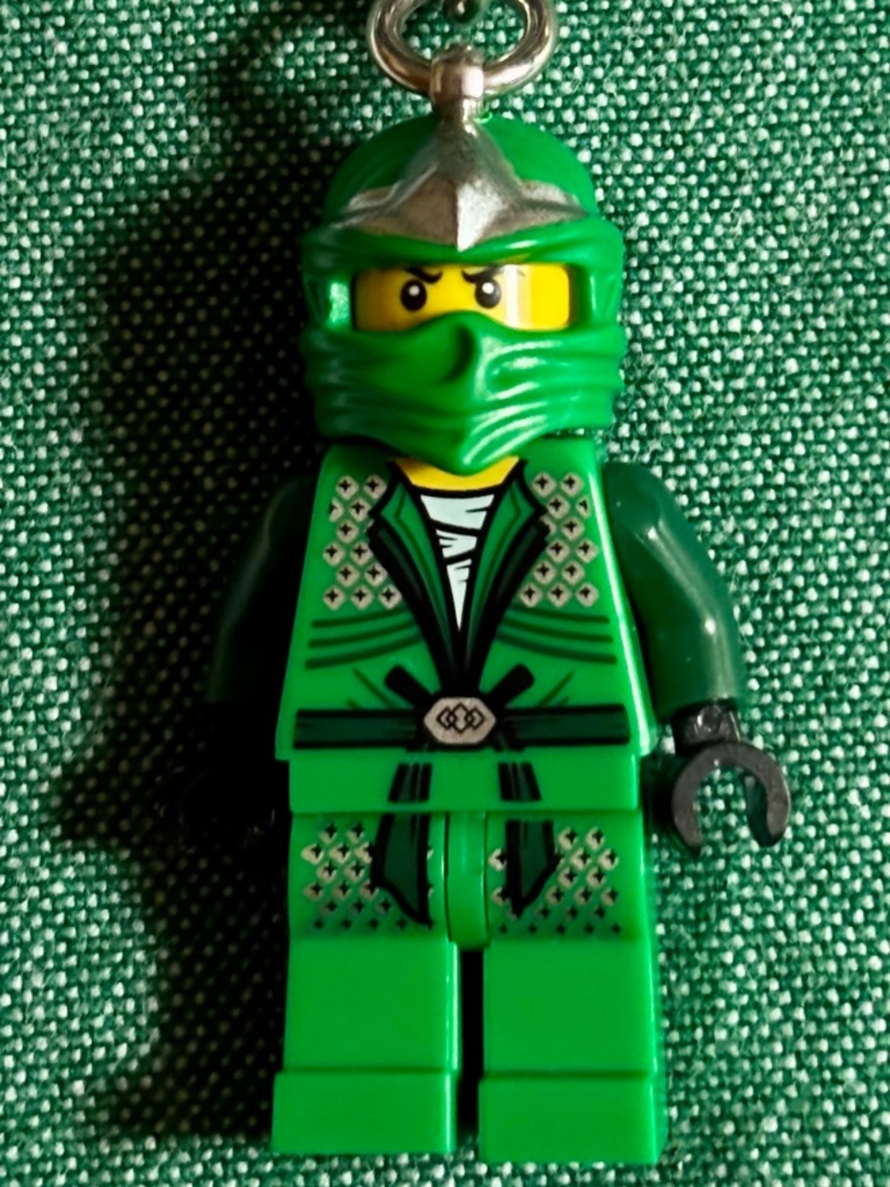 LEGO NINJAGO Lloyd ZX Key Chain 850442 EUC. No tag.